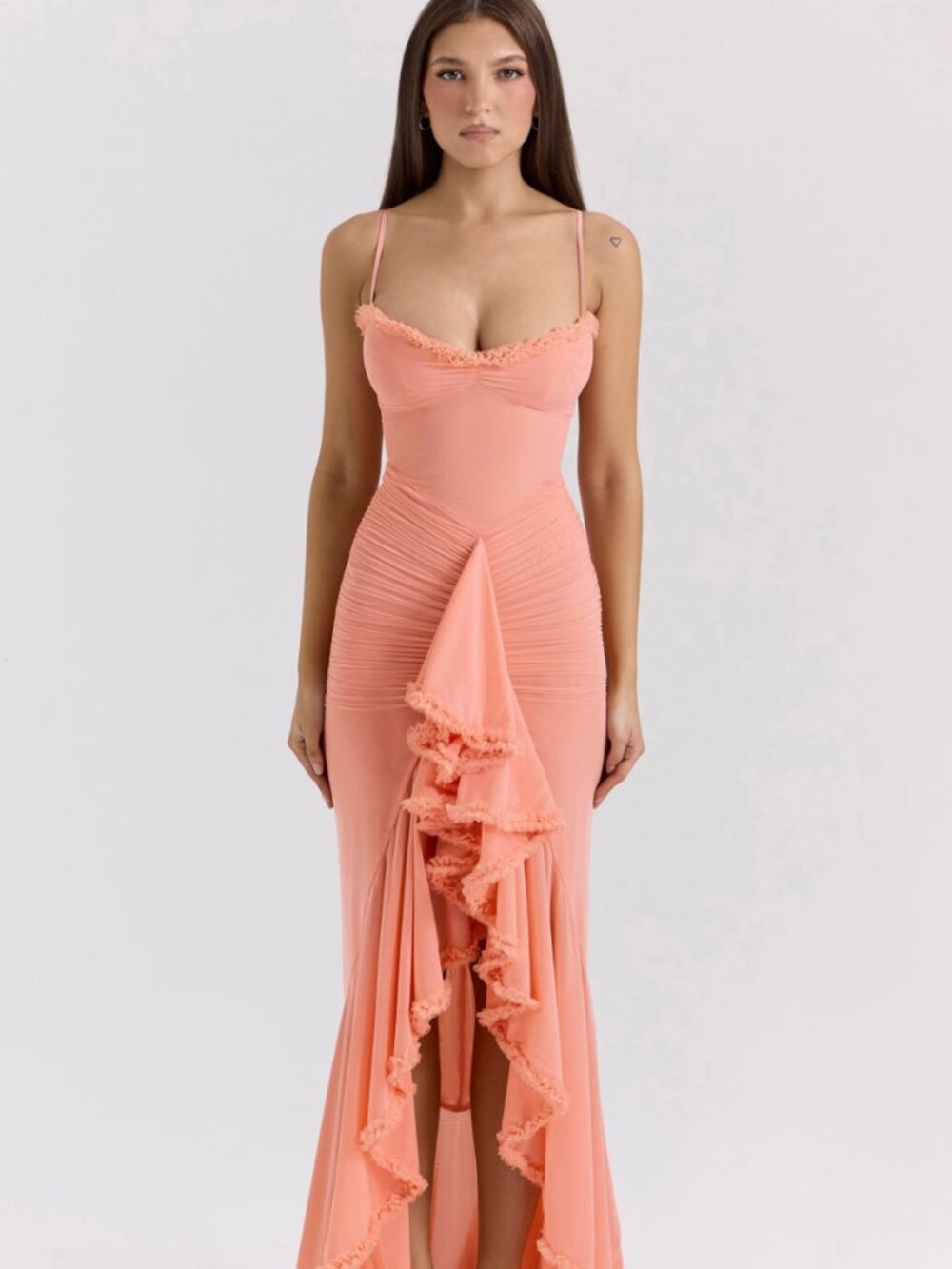 House of CB Gabbi Gown Coral